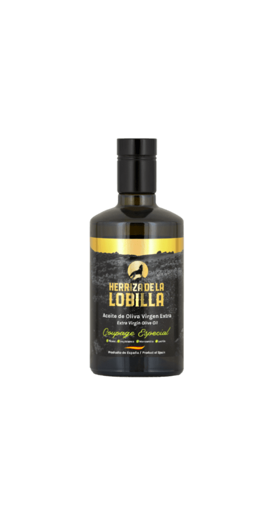Botella de aceite de oliva virgen extra Coupage Especial de 500 ml