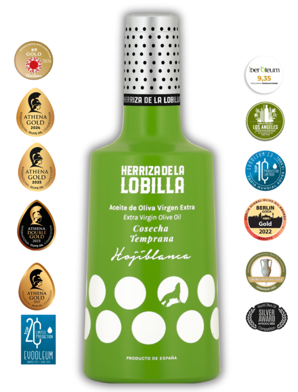 botella del mejor hojiblanca del mundo herriza de la lobilla