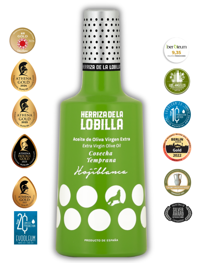 botella del mejor hojiblanca del mundo herriza de la lobilla